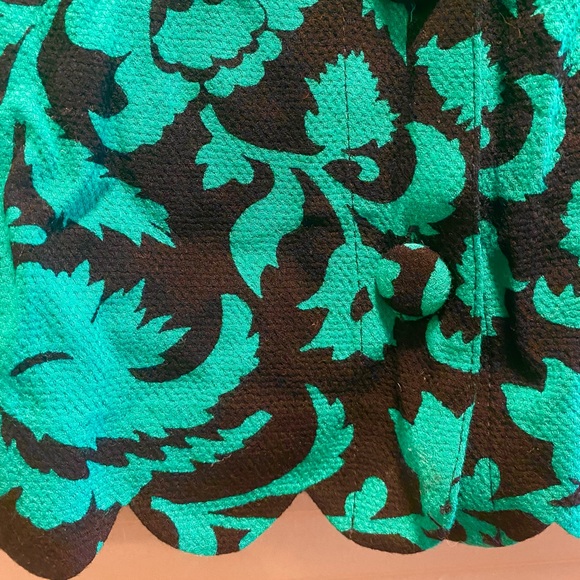 NWT Green and Black Maeve Blouse - Picture 3 of 4